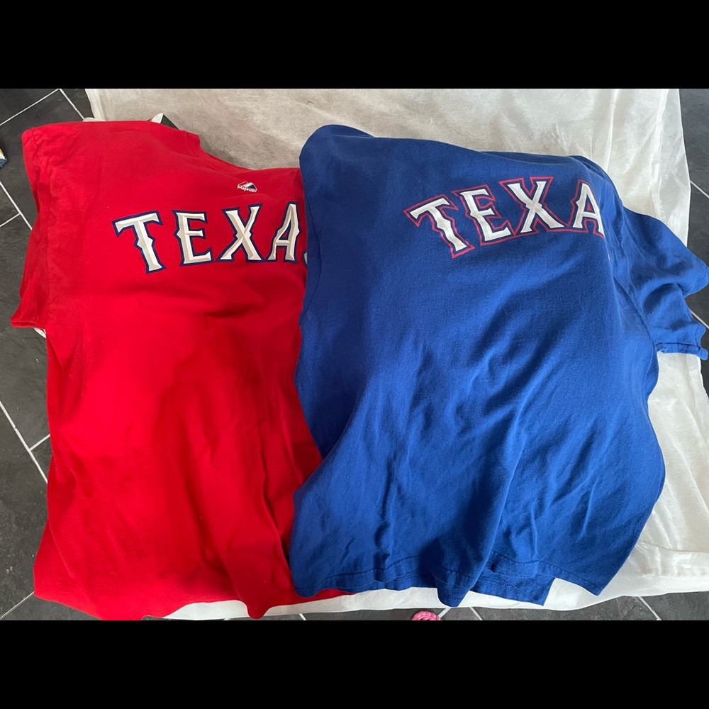Texas Rangers Long Sleeve Tshirt - XL